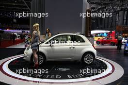 Fiat 500 60th Limited Ed. 07-08.03.2017. Geneva International Motor Show, Geneva, Switzerland. www.xpbimages.com, EMail: requests@xpbimages.com - copy of publication required for printed pictures. Every used picture is fee-liable. © Copyright: Photo4 / XPB Images