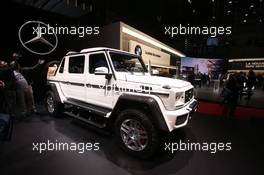 Mercedes Maybach G650 07-08.03.2017. Geneva International Motor Show, Geneva, Switzerland. www.xpbimages.com, EMail: requests@xpbimages.com - copy of publication required for printed pictures. Every used picture is fee-liable. © Copyright: Photo4 / XPB Images