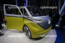 Volkswagen ID-BUZZ 07-08.03.2017. Geneva International Motor Show, Geneva, Switzerland. www.xpbimages.com, EMail: requests@xpbimages.com - copy of publication required for printed pictures. Every used picture is fee-liable. © Copyright: Photo4 / XPB Images