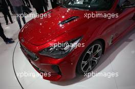 Kia Stinger 07-08.03.2017. Geneva International Motor Show, Geneva, Switzerland. www.xpbimages.com, EMail: requests@xpbimages.com - copy of publication required for printed pictures. Every used picture is fee-liable. © Copyright: Photo4 / XPB Images