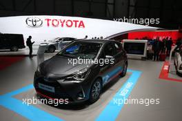 Toyota Yaris 07-08.03.2017. Geneva International Motor Show, Geneva, Switzerland. www.xpbimages.com, EMail: requests@xpbimages.com - copy of publication required for printed pictures. Every used picture is fee-liable. © Copyright: Photo4 / XPB Images