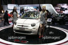 Fiat 500 60th Limited Ed. 07-08.03.2017. Geneva International Motor Show, Geneva, Switzerland. www.xpbimages.com, EMail: requests@xpbimages.com - copy of publication required for printed pictures. Every used picture is fee-liable. © Copyright: Photo4 / XPB Images