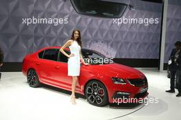 Skoda Octavia RS 245 07-08.03.2017. Geneva International Motor Show, Geneva, Switzerland. www.xpbimages.com, EMail: requests@xpbimages.com - copy of publication required for printed pictures. Every used picture is fee-liable. © Copyright: Photo4 / XPB Images