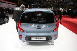 Kia Picanto 07-08.03.2017. Geneva International Motor Show, Geneva, Switzerland. www.xpbimages.com, EMail: requests@xpbimages.com - copy of publication required for printed pictures. Every used picture is fee-liable. © Copyright: Photo4 / XPB Images