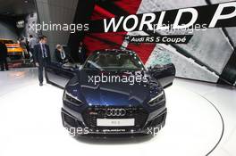 Audi RS5 coupe 07-08.03.2017. Geneva International Motor Show, Geneva, Switzerland. www.xpbimages.com, EMail: requests@xpbimages.com - copy of publication required for printed pictures. Every used picture is fee-liable. © Copyright: Photo4 / XPB Images