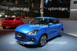 Suzuki Swift 07-08.03.2017. Geneva International Motor Show, Geneva, Switzerland. www.xpbimages.com, EMail: requests@xpbimages.com - copy of publication required for printed pictures. Every used picture is fee-liable. © Copyright: Photo4 / XPB Images