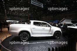 Mercedes X Class 07-08.03.2017. Geneva International Motor Show, Geneva, Switzerland. www.xpbimages.com, EMail: requests@xpbimages.com - copy of publication required for printed pictures. Every used picture is fee-liable. © Copyright: Photo4 / XPB Images