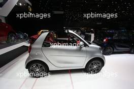 Smart Fortwo Cabrio Brabus 07-08.03.2017. Geneva International Motor Show, Geneva, Switzerland. www.xpbimages.com, EMail: requests@xpbimages.com - copy of publication required for printed pictures. Every used picture is fee-liable. © Copyright: Photo4 / XPB Images