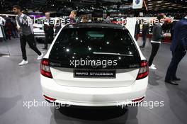 Skoda Rapid 07-08.03.2017. Geneva International Motor Show, Geneva, Switzerland. www.xpbimages.com, EMail: requests@xpbimages.com - copy of publication required for printed pictures. Every used picture is fee-liable. © Copyright: Photo4 / XPB Images