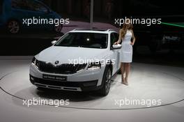 Skoda Octavia Scout 07-08.03.2017. Geneva International Motor Show, Geneva, Switzerland. www.xpbimages.com, EMail: requests@xpbimages.com - copy of publication required for printed pictures. Every used picture is fee-liable. © Copyright: Photo4 / XPB Images