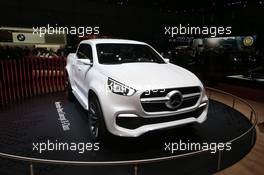 Mercedes X Class 07-08.03.2017. Geneva International Motor Show, Geneva, Switzerland. www.xpbimages.com, EMail: requests@xpbimages.com - copy of publication required for printed pictures. Every used picture is fee-liable. © Copyright: Photo4 / XPB Images