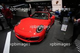 Porsche 911 GTS Targa 07-08.03.2017. Geneva International Motor Show, Geneva, Switzerland. www.xpbimages.com, EMail: requests@xpbimages.com - copy of publication required for printed pictures. Every used picture is fee-liable. © Copyright: Photo4 / XPB Images