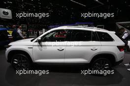 Skoda Kodiaq Scout 07-08.03.2017. Geneva International Motor Show, Geneva, Switzerland. www.xpbimages.com, EMail: requests@xpbimages.com - copy of publication required for printed pictures. Every used picture is fee-liable. © Copyright: Photo4 / XPB Images