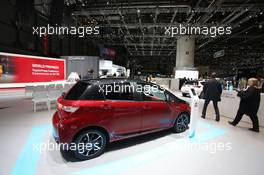 Toyota Yaris 07-08.03.2017. Geneva International Motor Show, Geneva, Switzerland. www.xpbimages.com, EMail: requests@xpbimages.com - copy of publication required for printed pictures. Every used picture is fee-liable. © Copyright: Photo4 / XPB Images