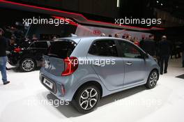 Kia Picanto 07-08.03.2017. Geneva International Motor Show, Geneva, Switzerland. www.xpbimages.com, EMail: requests@xpbimages.com - copy of publication required for printed pictures. Every used picture is fee-liable. © Copyright: Photo4 / XPB Images