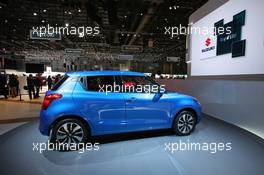 Suzuki Swift 07-08.03.2017. Geneva International Motor Show, Geneva, Switzerland. www.xpbimages.com, EMail: requests@xpbimages.com - copy of publication required for printed pictures. Every used picture is fee-liable. © Copyright: Photo4 / XPB Images