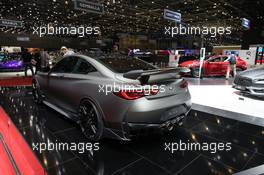 Infiniti q60 Project Black 07-08.03.2017. Geneva International Motor Show, Geneva, Switzerland. www.xpbimages.com, EMail: requests@xpbimages.com - copy of publication required for printed pictures. Every used picture is fee-liable. © Copyright: Photo4 / XPB Images