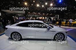 Volkswagen Arteon 07-08.03.2017. Geneva International Motor Show, Geneva, Switzerland. www.xpbimages.com, EMail: requests@xpbimages.com - copy of publication required for printed pictures. Every used picture is fee-liable. © Copyright: Photo4 / XPB Images