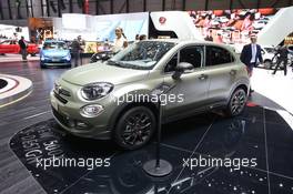 Fiat 500x S-design 07-08.03.2017. Geneva International Motor Show, Geneva, Switzerland. www.xpbimages.com, EMail: requests@xpbimages.com - copy of publication required for printed pictures. Every used picture is fee-liable. © Copyright: Photo4 / XPB Images