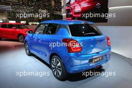 Suzuki Swift 07-08.03.2017. Geneva International Motor Show, Geneva, Switzerland. www.xpbimages.com, EMail: requests@xpbimages.com - copy of publication required for printed pictures. Every used picture is fee-liable. © Copyright: Photo4 / XPB Images