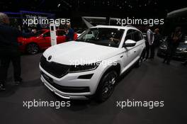 Skoda Kodiaq Scout 07-08.03.2017. Geneva International Motor Show, Geneva, Switzerland. www.xpbimages.com, EMail: requests@xpbimages.com - copy of publication required for printed pictures. Every used picture is fee-liable. © Copyright: Photo4 / XPB Images