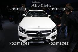 Mercedes E-class Cabrio 07-08.03.2017. Geneva International Motor Show, Geneva, Switzerland. www.xpbimages.com, EMail: requests@xpbimages.com - copy of publication required for printed pictures. Every used picture is fee-liable. © Copyright: Photo4 / XPB Images