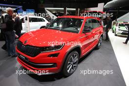 Skoda Kodiaq Sportline 07-08.03.2017. Geneva International Motor Show, Geneva, Switzerland. www.xpbimages.com, EMail: requests@xpbimages.com - copy of publication required for printed pictures. Every used picture is fee-liable. © Copyright: Photo4 / XPB Images