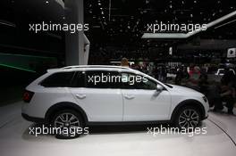 Skoda Octavia Scout 07-08.03.2017. Geneva International Motor Show, Geneva, Switzerland. www.xpbimages.com, EMail: requests@xpbimages.com - copy of publication required for printed pictures. Every used picture is fee-liable. © Copyright: Photo4 / XPB Images