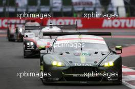 Nicki Thiim (DEN) / Marco Sorensen (DEN) #95 Aston Martin Racing, Aston Martin Vantage. 03.09.2017. FIA World Endurance Championship, Rd 5, 6 Hours of Mexico, Mexico City, Mexico.