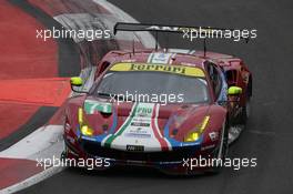 Davide Rigon (FRA) / Sam Bird (GBR) #71 AF Corse Ferrari 488 GTE. 02.09.2017. FIA World Endurance Championship, Rd 5, 6 Hours of Mexico, Mexico City, Mexico.