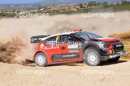 Shakedown, Andreas Mikkelsen (NOR)-Anders Jaeger (NOR) CITROEN C3 WRC, CITROEN TOTAL ABU DHABI WRT 9-11.06.2017. FIA World Rally Championship, Rd 7, Rally Italia Sardinia, Sardegna, Italy.