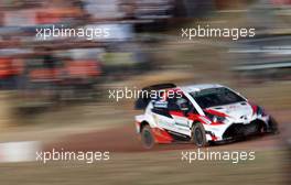 Juho Hanninen (FIN)-Kaj Lindstrom (FIN) Toyota Yaris WRC, Toyota Gazoo Racing WRT 9-11.06.2017. FIA World Rally Championship, Rd 7, Rally Italia Sardinia, Sardegna, Italy.