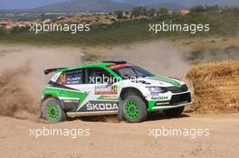 Shakedown, Jan KOPECKY (CZE) - Pavel DRESLER (CZE) SKODA FABIA, SKODA MOTORSPORT 9-11.06.2017. FIA World Rally Championship, Rd 7, Rally Italia Sardinia, Sardegna, Italy.