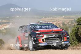 Craig Breen (IRL) - Scott Martin (GBR) - Citroen C3 WRC, Citroen Total Abu Dhabi Wrt 9-11.06.2017. FIA World Rally Championship, Rd 7, Rally Italia Sardinia, Sardegna, Italy.