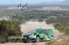 Yazzed Al Rajhi (SAU) - Michael Orr (GBR) - Ford Fiesta RS WRC, Yazeed Racing 9-11.06.2017. FIA World Rally Championship, Rd 7, Rally Italia Sardinia, Sardegna, Italy.