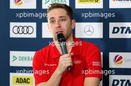 Pressekonferenz mit Robin Frijns (NL) (Audi Sport Team Abt - Audi RS5 DTM) . 04.05.2018, DTM Round 1, Hockenheimring, Germany, Friday.