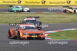 Lucas Auer (AUT) (HWA AG - Mercedes-AMG C 63 DTM)  19.05.2018, DTM Round 2, Lausitzring, Germany, Friday.
