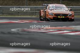 Lucas Auer (AUT) Mercedes-AMG Team HWA, Mercedes-AMG C63 DTM. 01.06.2018, DTM Round 3, Hungaroring, Hungary, Friday.