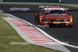 Lucas Auer (AUT) Mercedes-AMG Team HWA, Mercedes-AMG C63 DTM. 03.06.2018, DTM Round 3, Hungaroring, Hungary, Sunday.