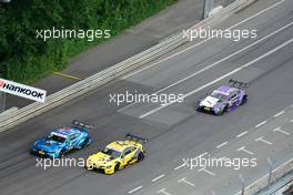 Gary Paffett (GBR) (HWA AG - Mercedes-AMG C 63 DTM) und Timo Glock (GER) (BMW Team RMG - BMW M4 DTM)   24.06.2018, DTM Round 4, Norisring, Germany, Sunday.