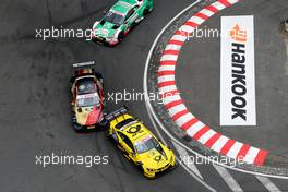 Timo Glock (GER) (BMW Team RMG - BMW M4 DTM) und Edoardo Mortara (ITA) (HWA AG - Mercedes-AMG C 63 DTM)   24.06.2018, DTM Round 4, Norisring, Germany, Sunday.