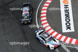 Marco Wittmann (GER) (BMW Team RMG - BMW M4 DTM) und Bruno Spengler (CDN) (BMW Team RBM - BMW M4 DTM) 24.06.2018, DTM Round 4, Norisring, Germany, Sunday.