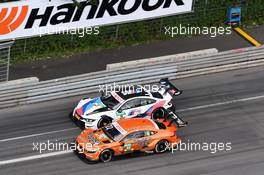 Marco Wittmann (GER) (BMW Team RMG - BMW M4 DTM) und Lucas Auer (AUT) (HWA AG - Mercedes-AMG C 63 DTM) 24.06.2018, DTM Round 4, Norisring, Germany, Sunday.