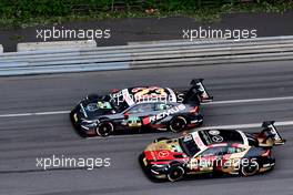 Daniel Juncadella (ESP) (HWA AG - Mercedes-AMG C 63 DTM)  und Edoardo Mortara (ITA) (HWA AG - Mercedes-AMG C 63 DTM)   24.06.2018, DTM Round 4, Norisring, Germany, Sunday.