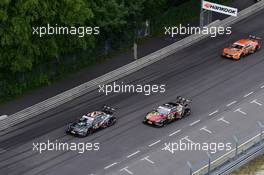 Daniel Juncadella (ESP) (HWA AG - Mercedes-AMG C 63 DTM)  und Edoardo Mortara (ITA) (HWA AG - Mercedes-AMG C 63 DTM)  24.06.2018, DTM Round 4, Norisring, Germany, Sunday.