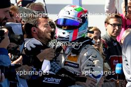 Bruno Spengler (CDN) (BMW Team RBM - BMW M4 DTM) , Rene Rast (GER) (Audi Sport Team Rosberg - Audi RS5 DTM)  und Gary Paffett (GBR) (HWA AG - Mercedes-AMG C 63 DTM) 08.09.2018, DTM Round 8, Nürburgring, Germany, Saturday.