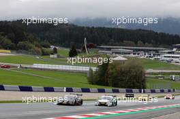 Daniel Juncadella (ESP) (HWA AG - Mercedes-AMG C 63 DTM)  und Mike Rockenfeller (GER) (Audi Sport Team Phoenix - Audi RS5 DTM)  22.09.2018, DTM Round 9, Spielberg, Austria, Saturday.