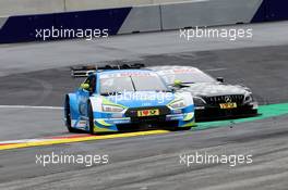 Robin Frijns (NL) (Audi Sport Team Abt - Audi RS5 DTM)  und Sebastian Orgier (FRA) (HWA AG - Mercedes-AMG C 63 DTM)  22.09.2018, DTM Round 9, Spielberg, Austria, Saturday.