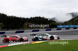 Rene Rast (GER) (Audi Sport Team Rosberg - Audi RS5 DTM)  und Marco Wittmann (GER) (BMW Team RMG - BMW M4 DTM)   22.09.2018, DTM Round 9, Spielberg, Austria, Saturday.