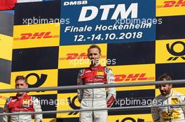 Robin Frijns (NL) (Audi Sport Team Abt - Audi RS5 DTM) , Rene Rast (GER) (Audi Sport Team Rosberg - Audi RS5 DTM)  und Timo Glock (GER) (BMW Team RMG - BMW M4 DTM)   13.10.2018, DTM Round 10, Hockenheimring, Germany, Saturday.